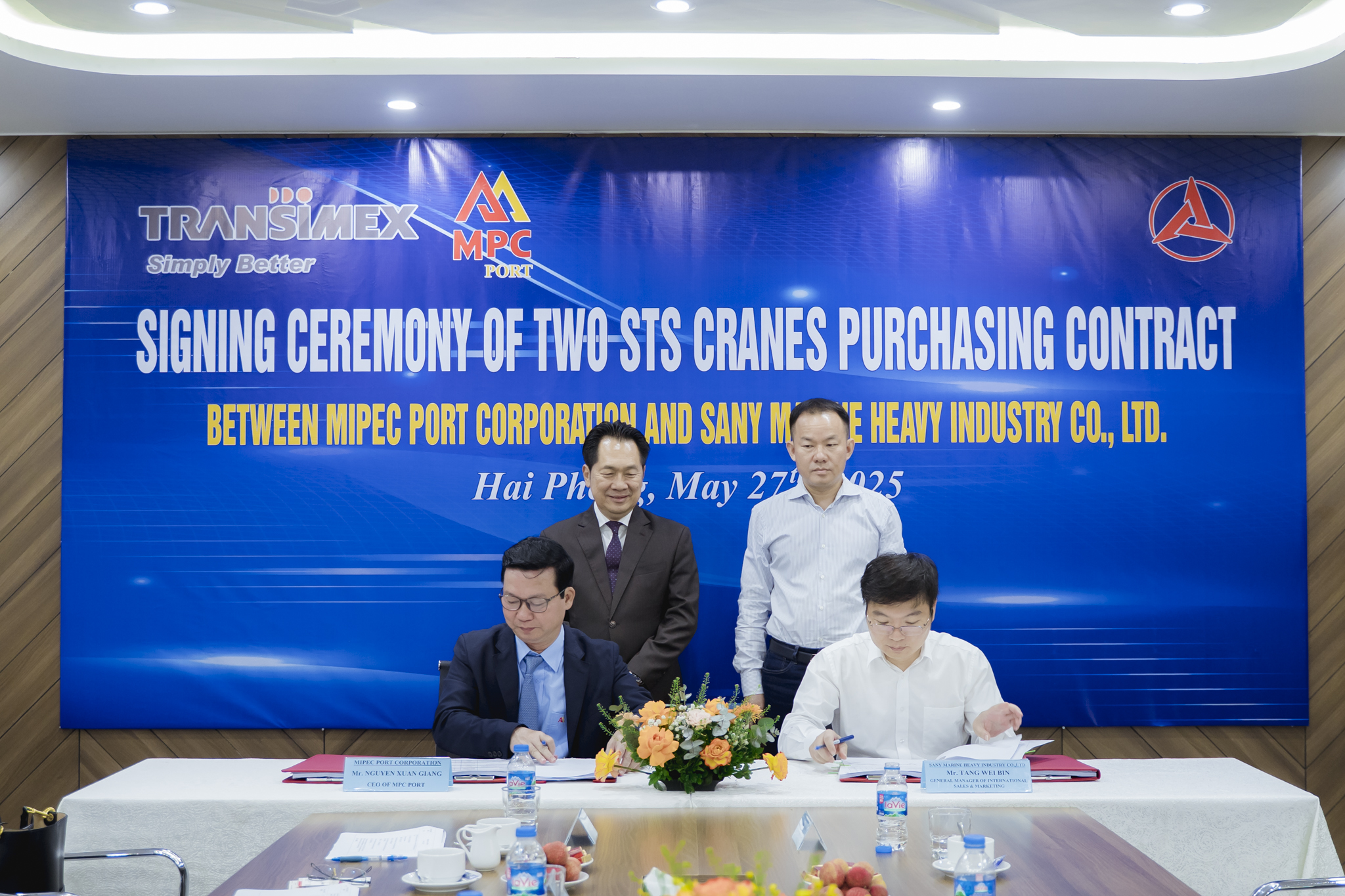 Contract signing ceremony